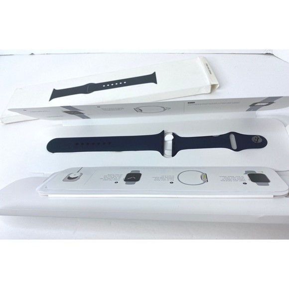 Apple Sport Band for Watch Series 7 - Midnight, Size M/L  (45mm) - Picture 7 of 16